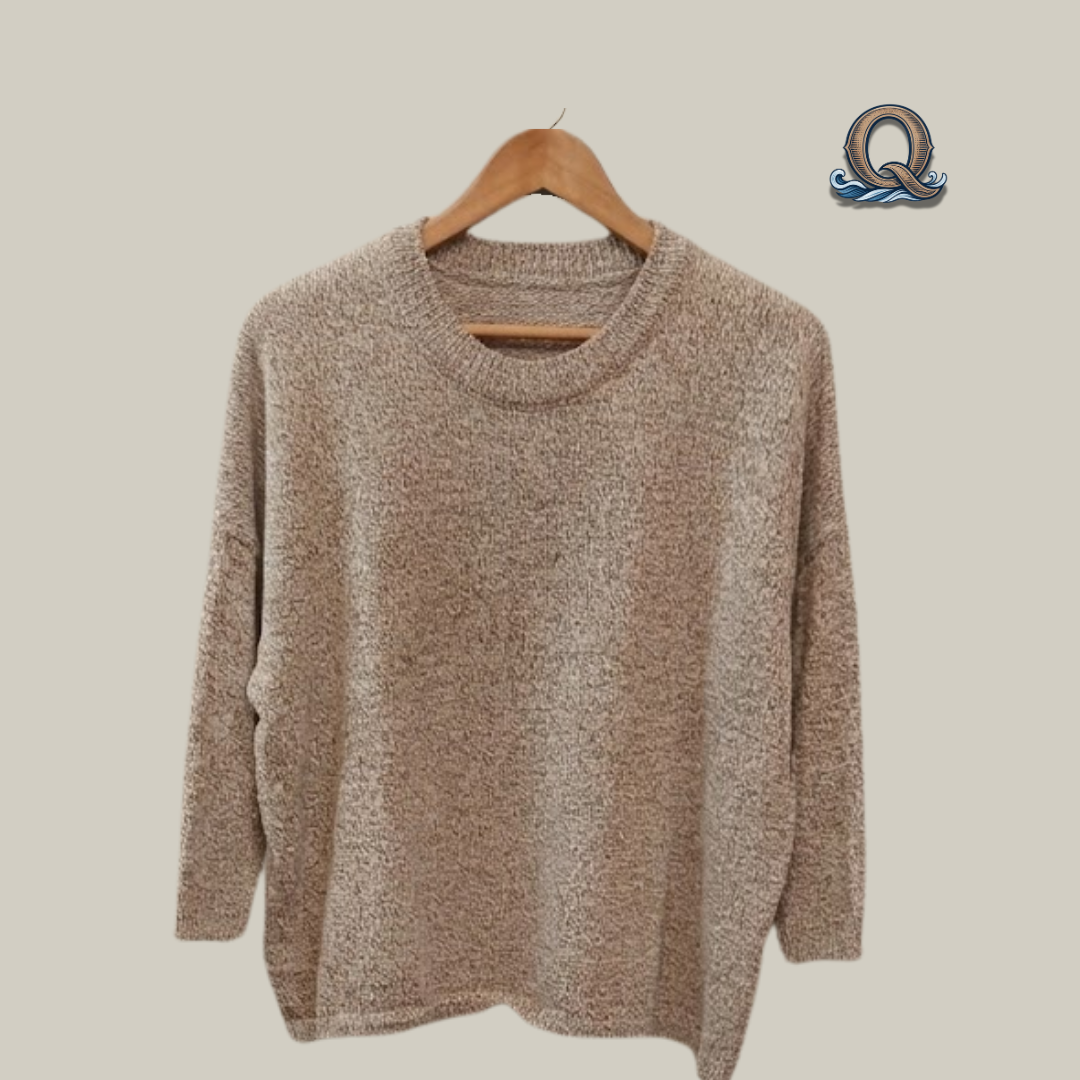 Remeron Merino Gris con Lúrex Negro "A Brillar Mi Amor" - Imagen 2